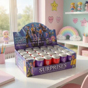 24 Botecitos Guerreras K-Pop Sorepresa con Llavero $12.5 c/u