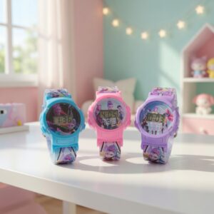 Alternative view of 12 Relojes Guerreras K-pop Analogicos $19.5 c/u