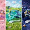 Lonchera Astronauta Con división Decorada
