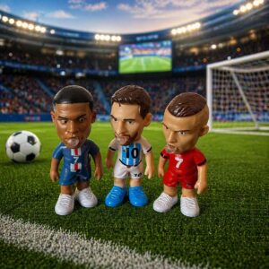 3 Jugador Mundial Squishie con Luces $39 c/u