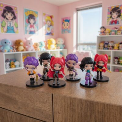 3 Figuras Guerreras K-Pop coleccionables $32 c/u