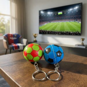 Alternative view of 12 Llaveros Balón de Futbol Colores $5.5 c/u