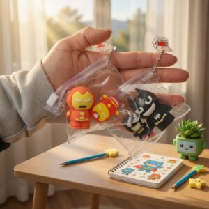 Alternative view of 12 Dúos Gomas y Sacapuntas Superheroés $9.5 c/u