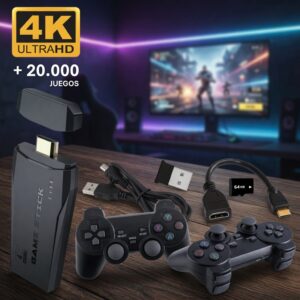 Alternative view of Consola Game Stick 4K Lite + 2 Controles Inalámbricos