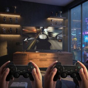 Consola Game Stick 4K Lite + 2 Controles Inalámbricos