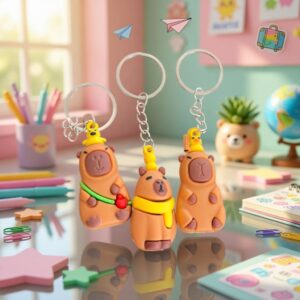 Alternative view of 12 Llaveros Capibaras Accesorios $7.5 c/u