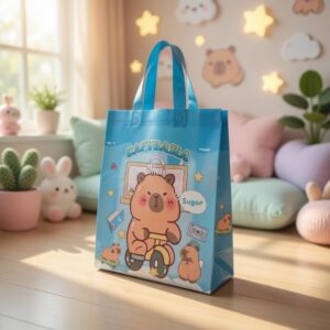 12 Bolsas Capibaras Rautilizables Grandes 32cm*25cm*10cm $8.5 c/u