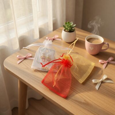 Sets Bolsas12  Organza Colores $3 c/u