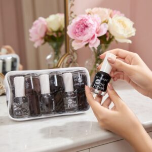 Alternative view of 12 Esmaltes Polish Negro/Transparente $9.9 c/u