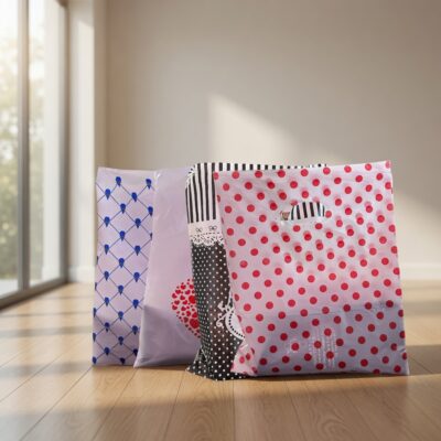 100 Bolsas Botique Decorada 25cm * 20cm $0.36 c/u