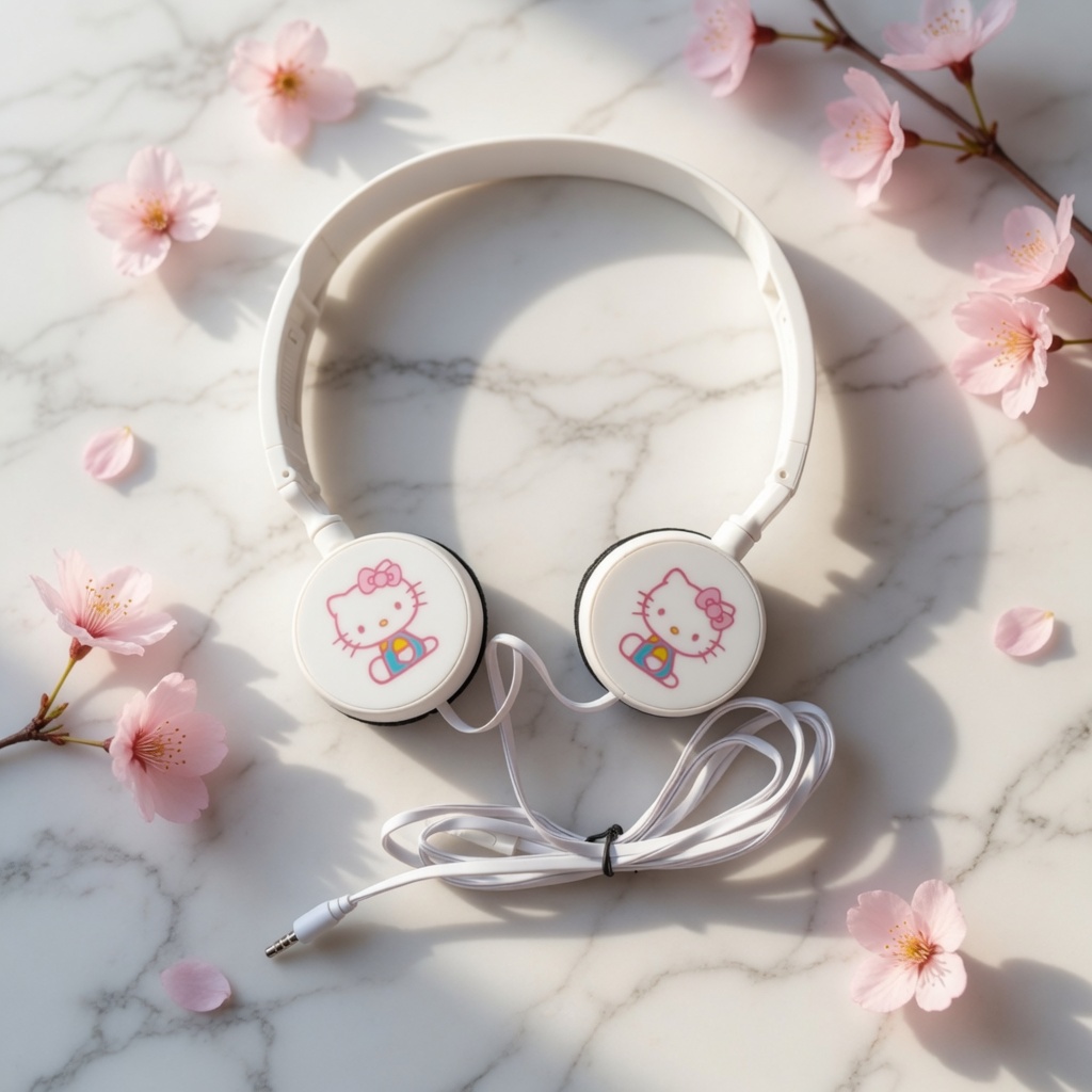 6 Audífonos de Diademas Sanrio Kitty $35 c/u - Image 2
