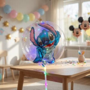 5 Globos Licencias en Varita con Luces $21 c/u