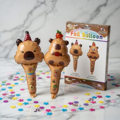 6 Sets Globos Figuras Baston 4 Piezas $18 c/u