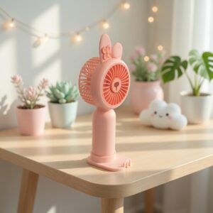 Alternative view of Ventilador MyMelody Individuall con Base, Stickers para decorarlos y Cable cargador&nbsp;&nbsp;