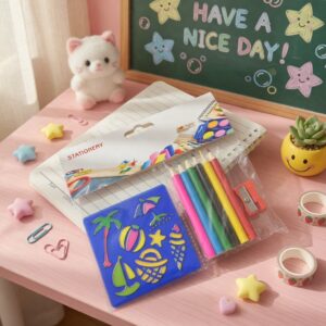 24 Sets de Dibujos Colores y sacapuntas $18.5 c/u