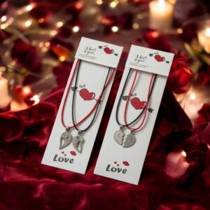 Alternative view of 12 Set Collares Parejas Corazón "Love" $10 c/u