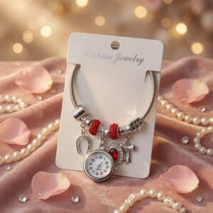 Alternative view of 12 Pulseras Pandoras San Valentin con Reloj $37 c/u