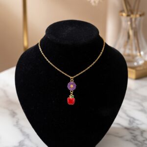 Alternative view of 12 Collares Cereza/Fresita con Flor $12 c/u
