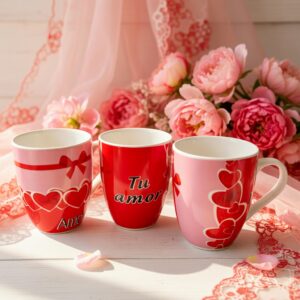 3 Tazas Cerámica Amor $29 c/u