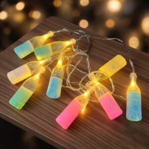 Serie de Luces Botellas Colores