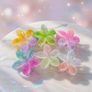 12 Pinzas Hawainas Colores Difuminados Lindos $9.9 c/u