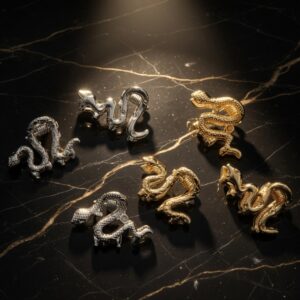 12 Pincitas Metalicas para Cabello Doradas-Plateadas $4.5 c/u