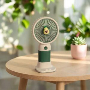 Alternative view of Ventilador Frutitas de Mano Colores con Base