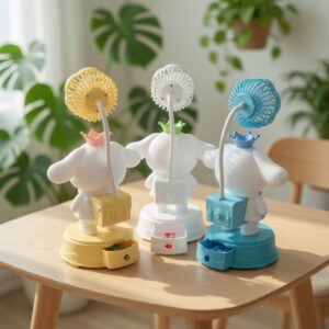 Alternative view of Ventilador Cinamorrol con Figura 3D y Sacpauntas