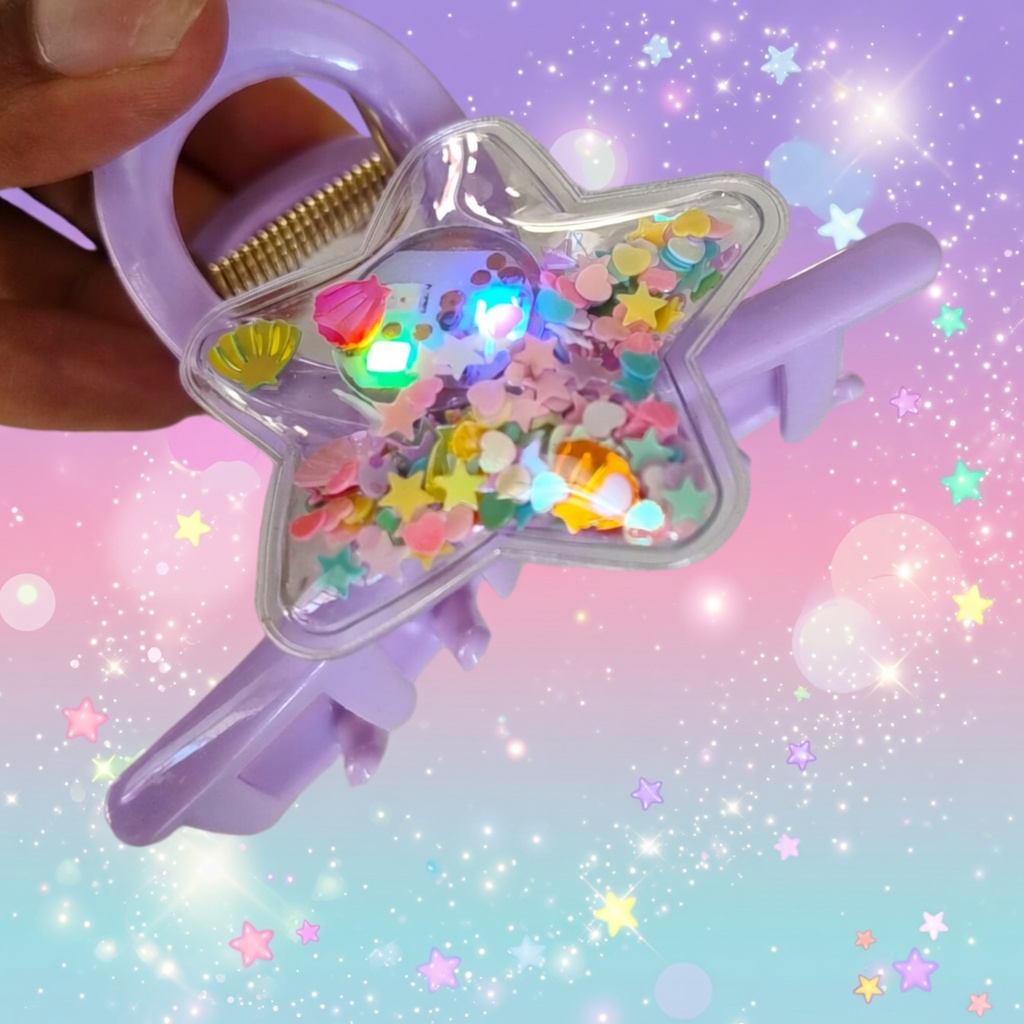 12 Pinzas confetti con luz $8.25 c/u