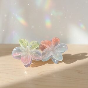 Alternative view of 12 Pinzas Hawainas Colores Difuminados Lindos $9.9 c/u