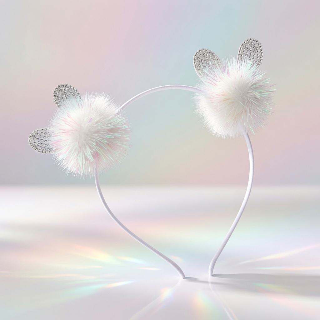 12 Diademas Pompom Orejitas $14.11 c/u - Image 2