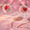 12 Diademas Pompom Orejitas $14.11 c/u
