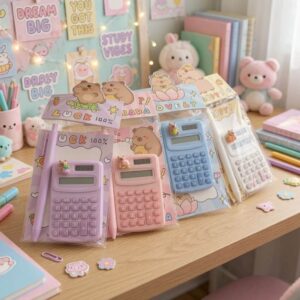 Calculadora con Lapicero de Colores