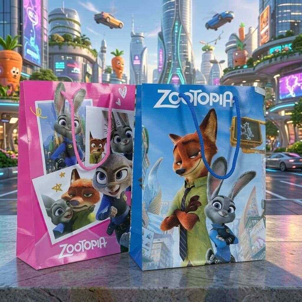 Bolsas de Regalo Zootopia 24cm*7cm*18cm