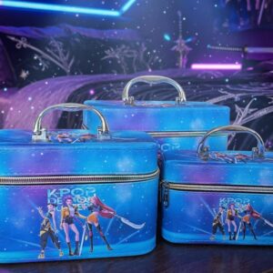 Sets de 3 Necesér/Cosmetiqueras Guerreras K-Pop diferentes Tamaños