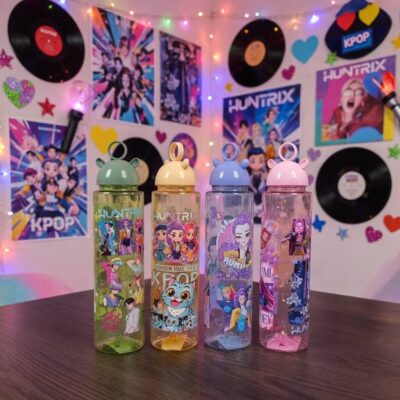 Botella Guerreras K.Pop para Agua Rosca de Osito