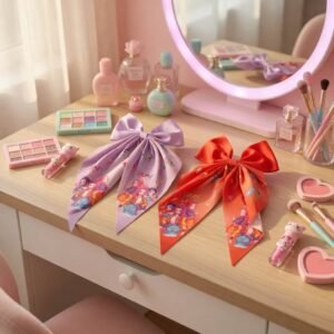 Moños Guerreras K-Pop Coquette Satinados - Imagen 3