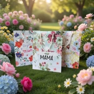 Bolsas Decoradas "Feliz Día de La Mamá" para Regalo - Imagen 2