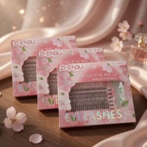 Sets de Pestañas Postizas Individuales con Pegamento