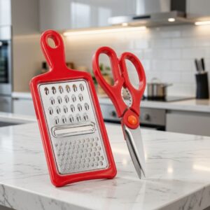 Set Cocina Rallador y Tijeras