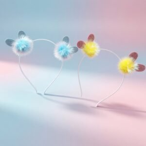Diademas Pompones Orejitas - Imagen 2