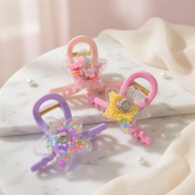 Pinzas confetti con luz