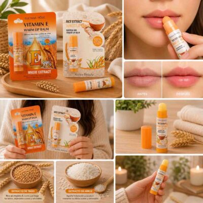 Balsamo para Labios Arroz/Vitamina