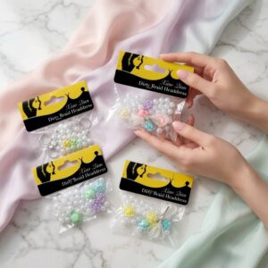 Sets bolsitas anillos adornos para cabello