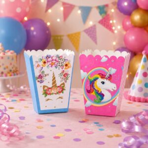 Paquetes con 6 Cajas para Palomitas Infantil Decorada