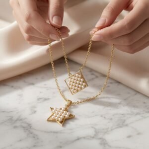 Collares con perlas diseños - Imagen 2
