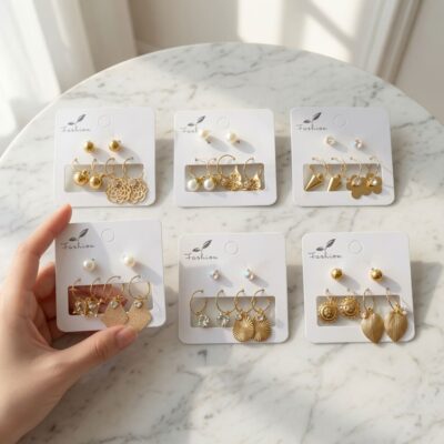 Juegos 3 Aretes Dorados