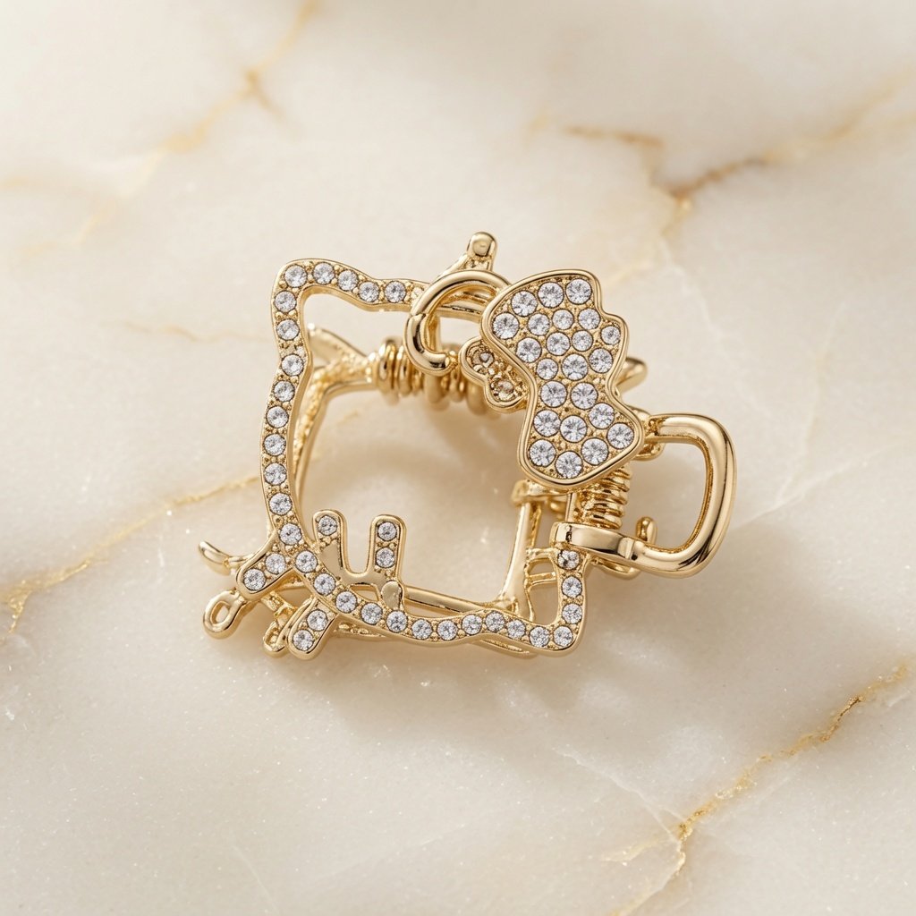 Pincitas Hello Kitty Pedreria Hermosa