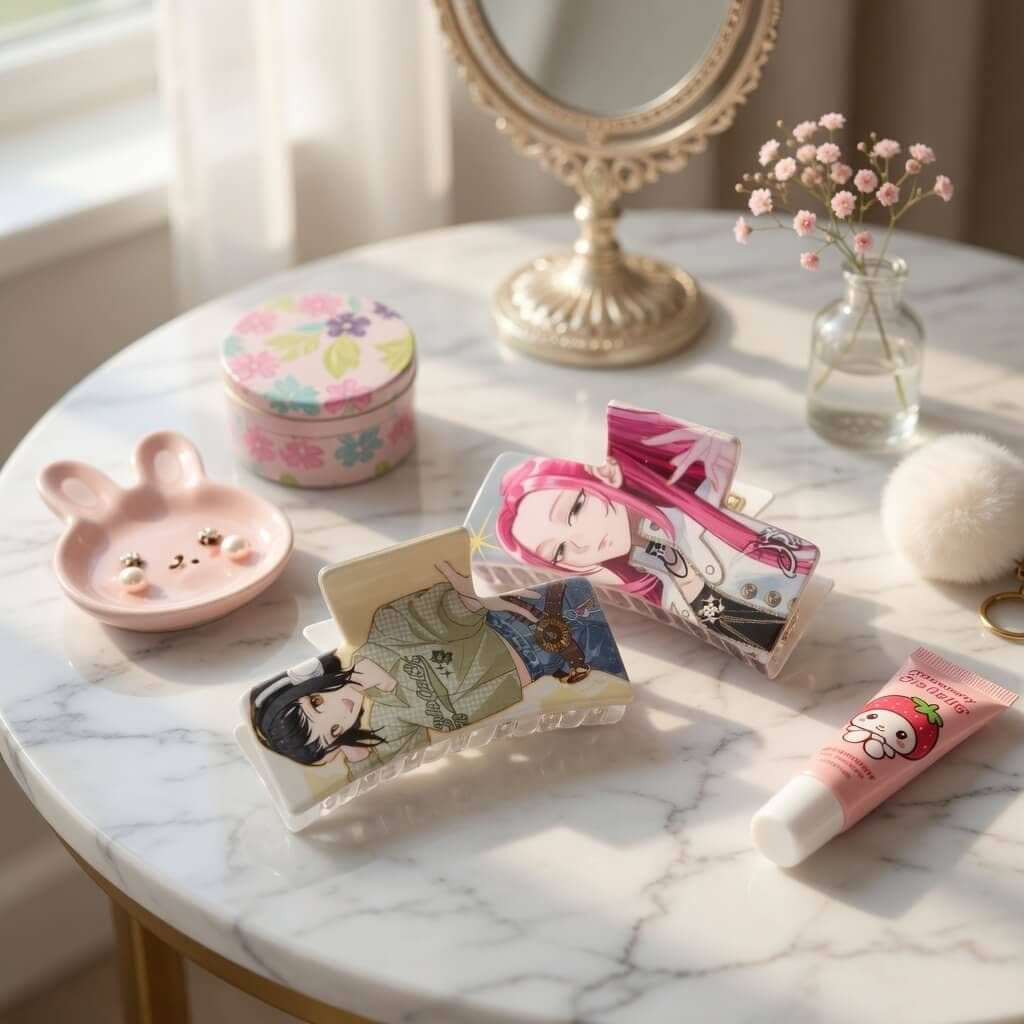 Pinzas Guerreras K-Pop para Cabello - Imagen 3