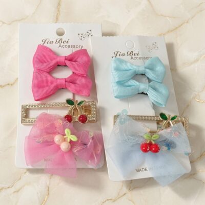Sets de Accesorios Pasador y Moños Pastel